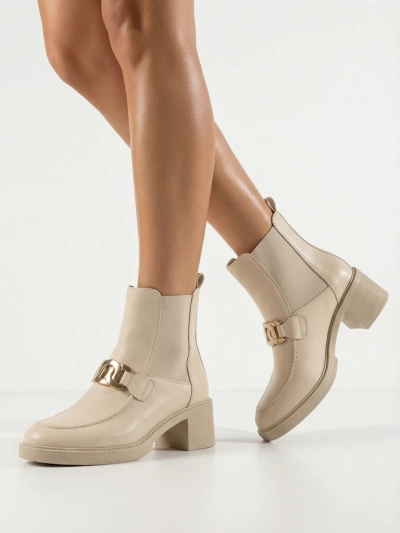 Royalfashion Bottines pour femmes avec un petit talon Ewios