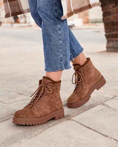 Bottines à lacets pour femmes Royalfashion Vesot