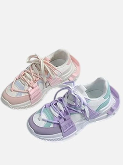 Royalfashion Baskets de sport pour femmes avec inserts en caoutchouc Bubble