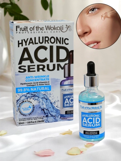 Fruit of the Wokali - Sérum pour le visage anti-rides avec acide hyaluronique