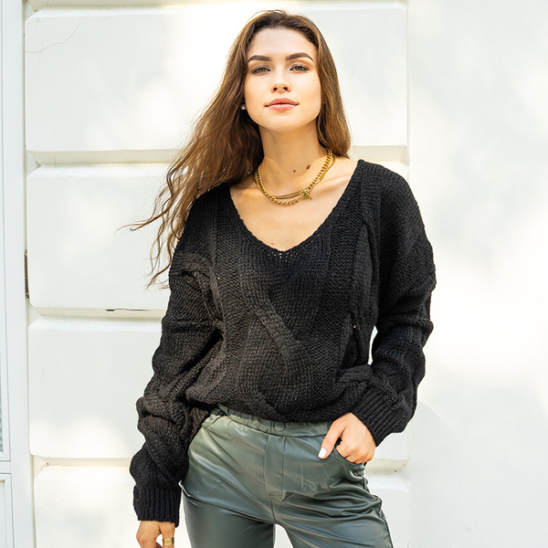 Pull femme noir - Vêtements