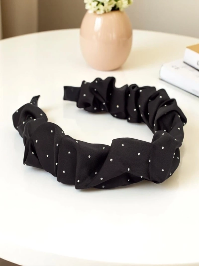 Royalfashion Serre-tête en satin Bianca