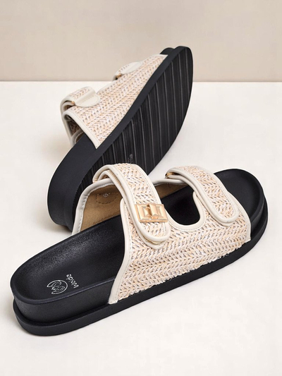 Chaussons tressés pour femmes Royalfashion Delibeli