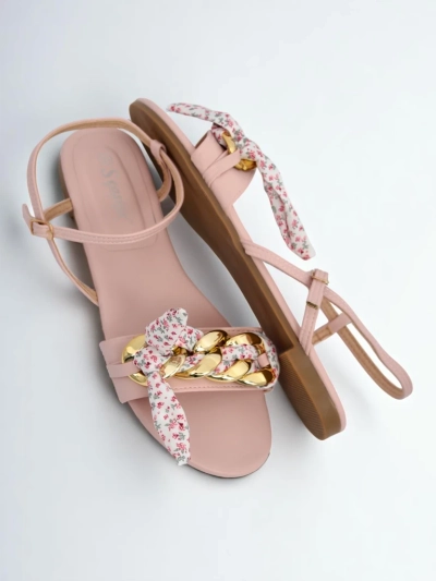 Royalfashion Sandales plates pour femmes BareLuxe