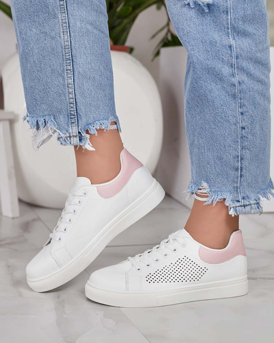 Royalfashion Chaussures de sport en cuir écologique pour femme Lafatta