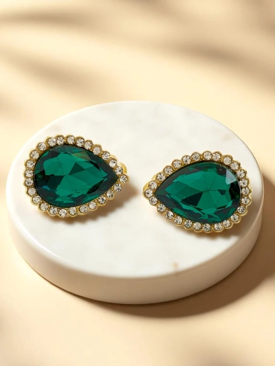 Royalfashion Boucles d’oreilles à clip pour femmes avec cristal et zirconium