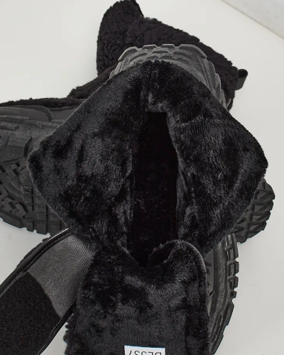 Royalfashion Bottes de neige pour femme avec peau de mouton Segulla