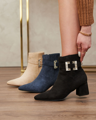 Royalfashion Bottes basses à talon aiguille pour femmes Masemart