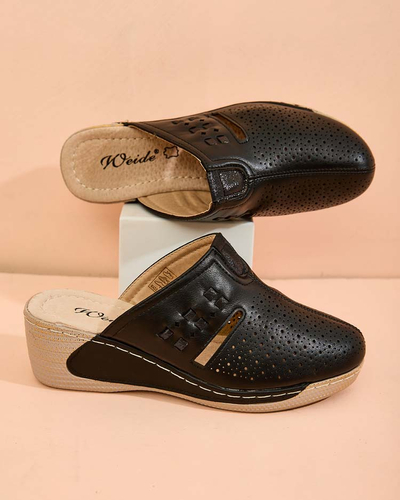 Royalfashion Tongs pour femmes à talon bas Albov