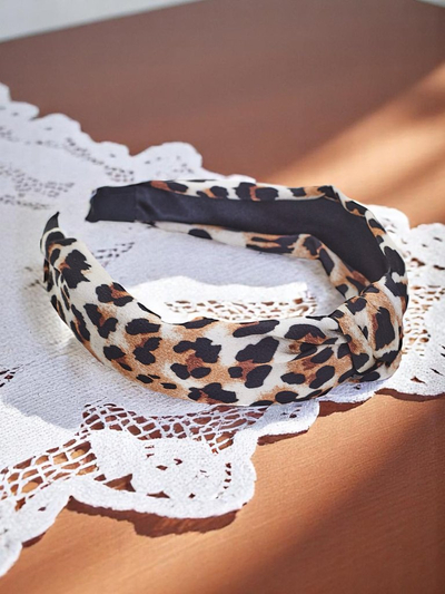 Royalfashion Bandeau avec motif léopard Lea