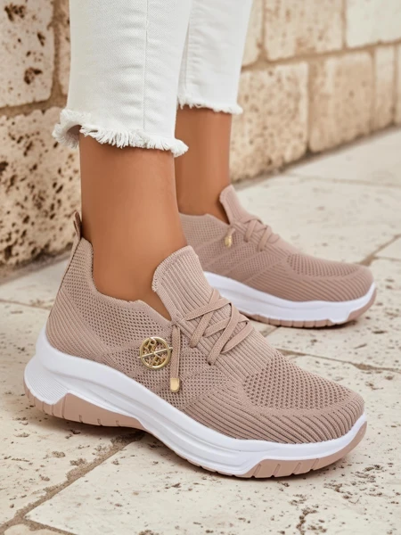 Royalfashion Slip-on chaussures de sport en tissu pour femmes Teletta