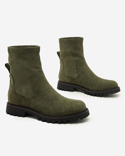 Royalfashion Bottes Gebimma pour femme en éco-suède