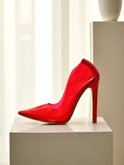 Royalfashion Escarpins transparents pour femmes Selqoa
