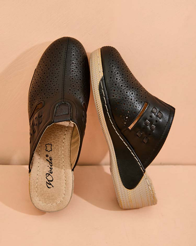Royalfashion Tongs pour femmes à talon bas Albov