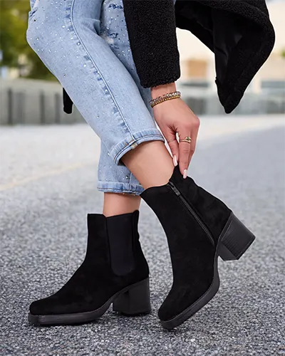 Royalfashion Bottes à talon aiguille Sonana pour femme