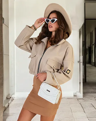 Royalfashion Veste bomber pour femme