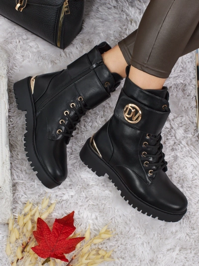 Bottines worker pour femmes avec décorations Lorice