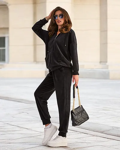 Royalfashion Ensemble a'la velours coton pour femme