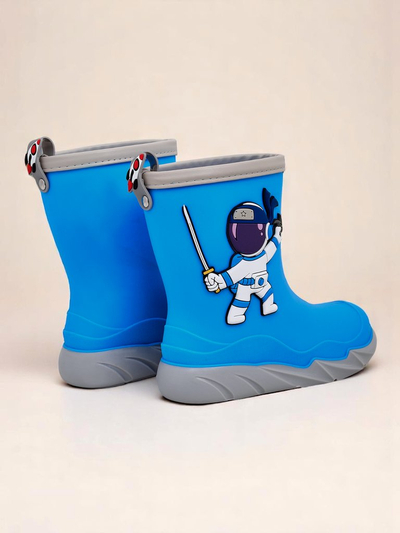 Royalfashion Bottes de pluie pour enfants avec cosmonaute Cosmos Boy