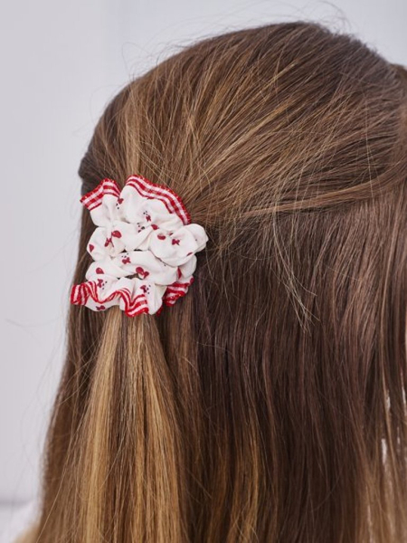 Royalfashion Lot de 2 élastiques à cheveux imprimés Duettia