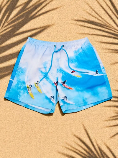 Royalfashion Short de sport pour hommes avec filet de protection