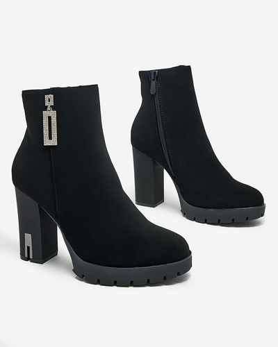 Royalfashion Bottes stiletto décorées Beroleda pour femme