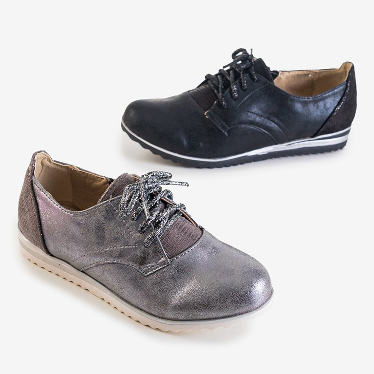 Chaussures basses noires pour enfants Boliva - Footwear