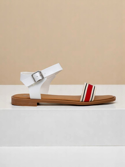 Royalfashion Sandales plates pour femme Naya