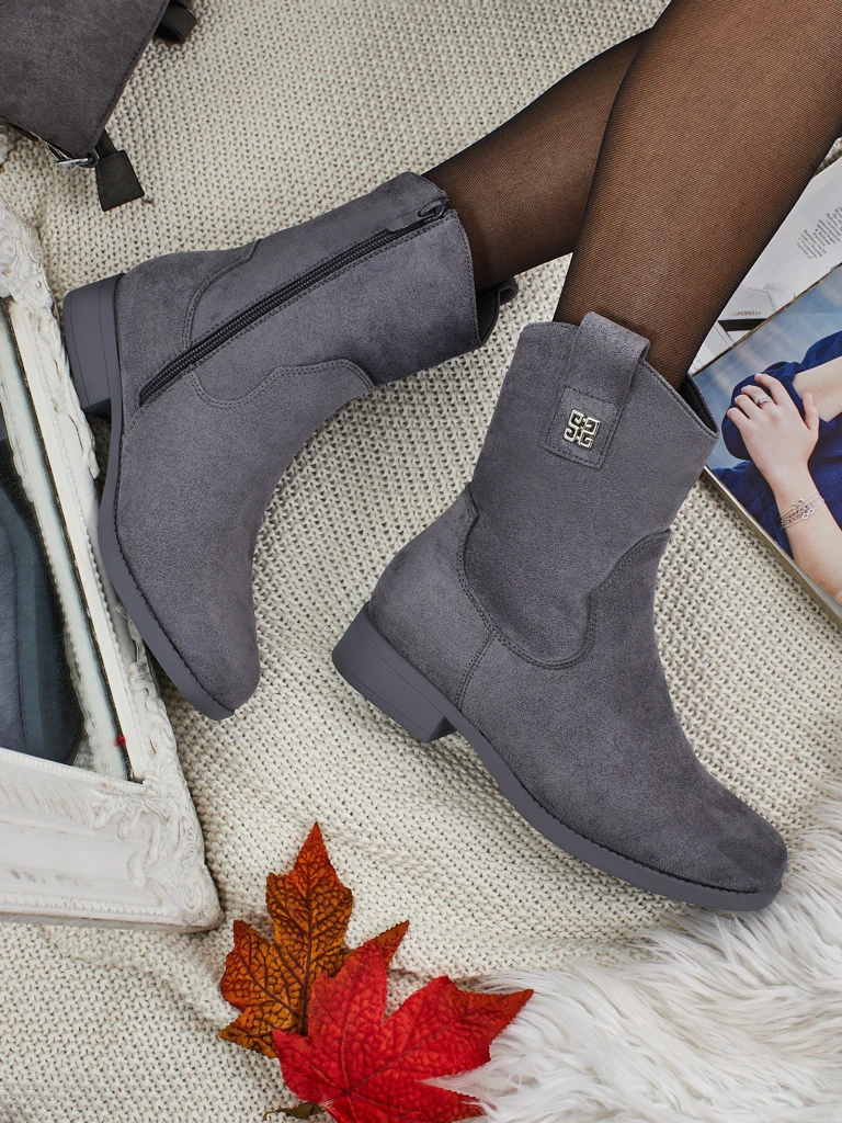 Bottines pour femmes en éco-daim Kelmoria