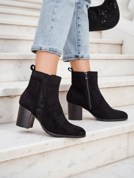 Bottines de cheville pour femmes à talon Royalfashion Venotto