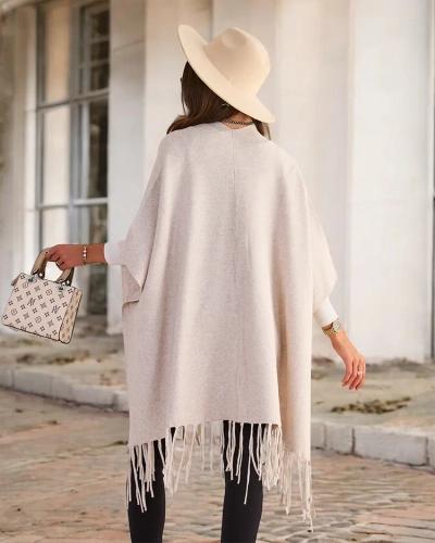 Royalfashion Poncho pour femme