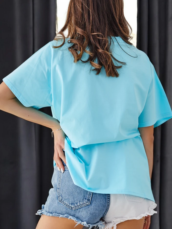 Royalfashion T-shirt en coton pour femmes Papillon Romantique