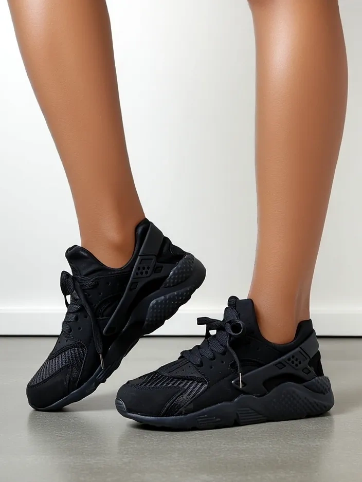 Royalfashion Baskets de sport légères pour femmes Rumming