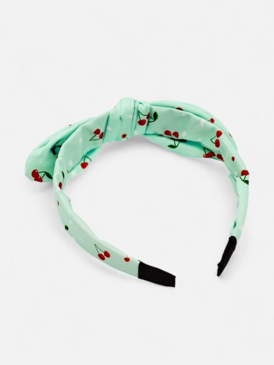 Royalfashion Bandeau pour enfants avec nœud et imprimé cerises