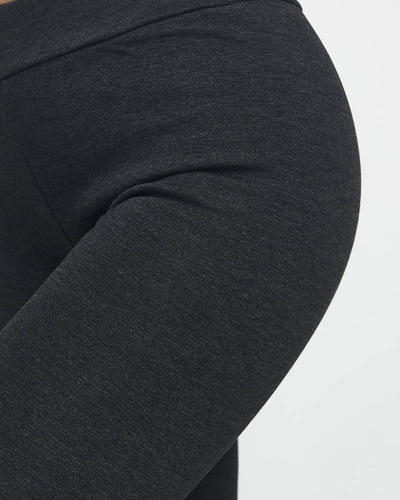 Legging pour femme gris foncé avec isolation - Vêtements