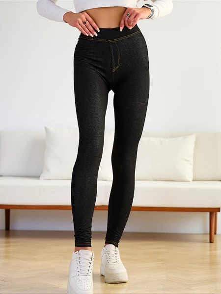 Leggings Bellissima Elegante de Couleur Noire