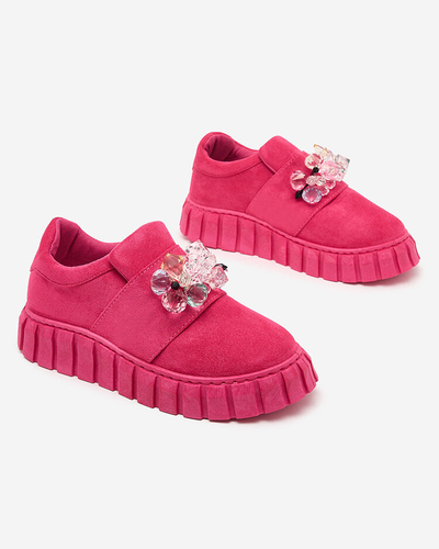 Royalfashion Demi chaussures de sport avec pierres colorées Resinello