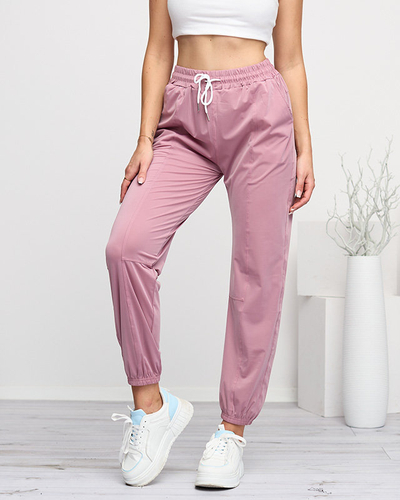 Jogging femme rose foncé - Vêtements