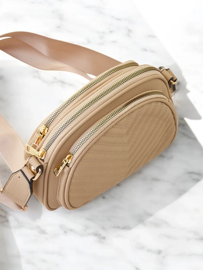 Royalfashion Petit Sac à Main Demi-Rond pour Femmes en Éco-Cuir