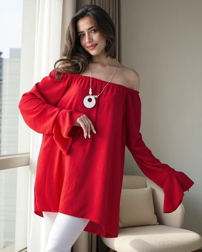 Blouse pour femmes Royalfashion au style espagnol avec volants