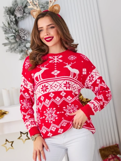 Royalfashion Pull de Noël pour femmes