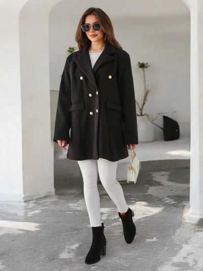 Royalfashion Manteau décontracté pour femmes