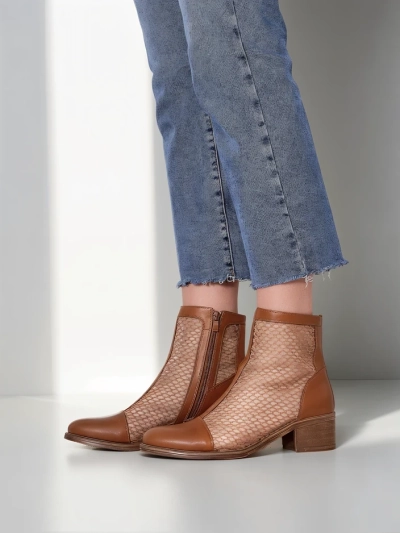 Bottines perforées pour femmes Royalfashion sur un petit talon Rowices