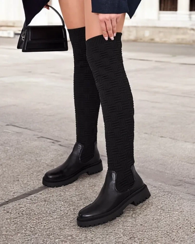 Royalfashion Bottines à enfiler pour femmes Aruni