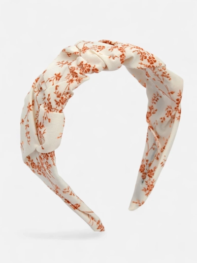 Royalfashion Bandeau à cheveux avec fronces et imprimé