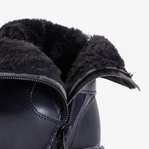 OUTLET Bottes isolées noires pour enfants Oviu - Footwear