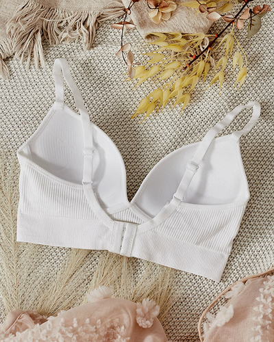 Royalfashion Soutien-gorge côtelé pour femme