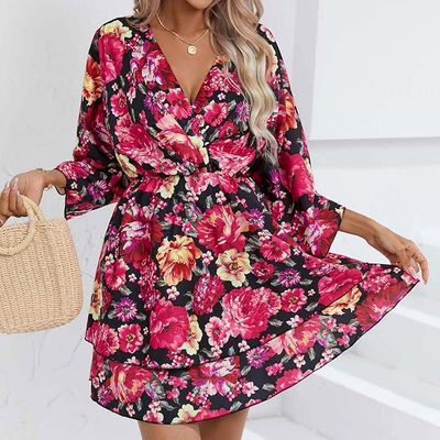 Royalfashion Mini-robe femme à motif original