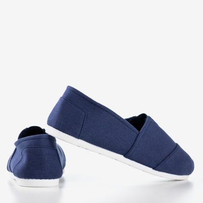 OUTLET Baskets slip-on femme bleu marine Slavarina - Footwear