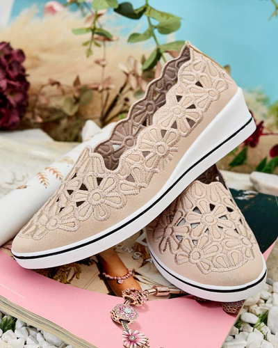 Royalfashion Demi-pointes à talon bas pour femme Dellio